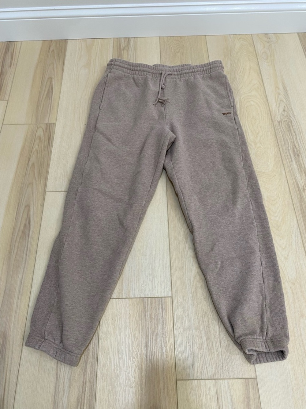 Aritzia TNA Sweatfleece Cozy Fleece Sweat Pants Womens Large Boyfriend Fit